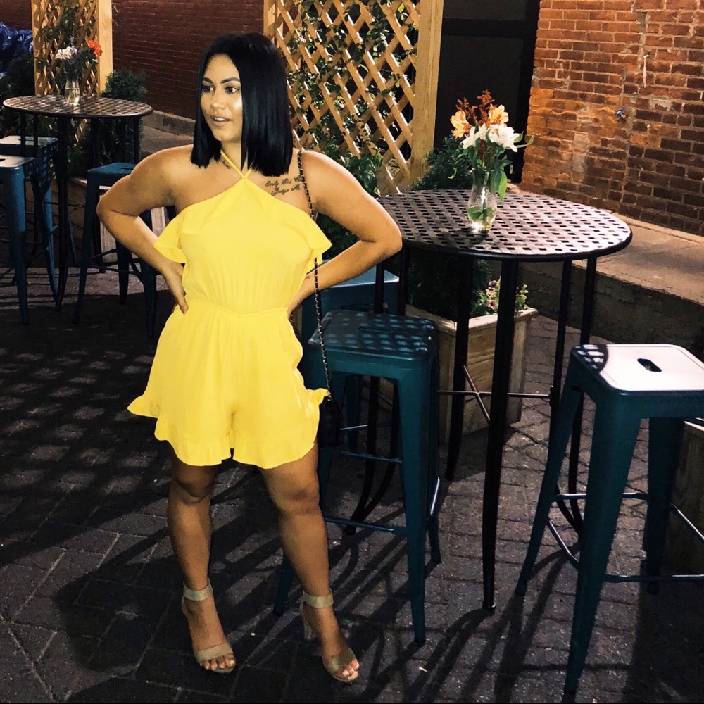 Yellow romper